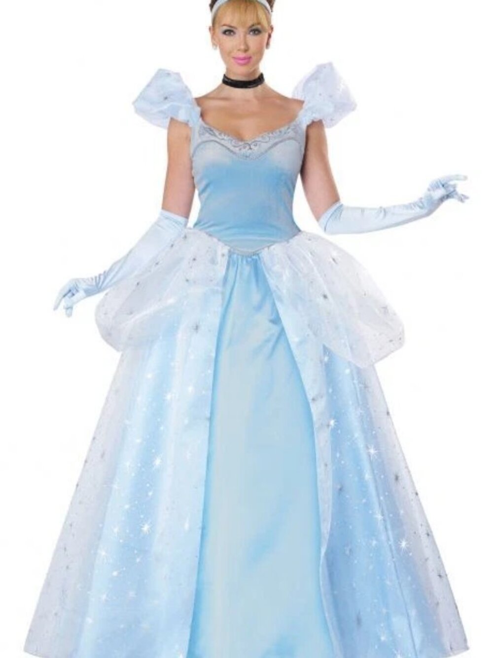 Cinderella Deluxe Ball Gown Adult Costume (X-Large)
